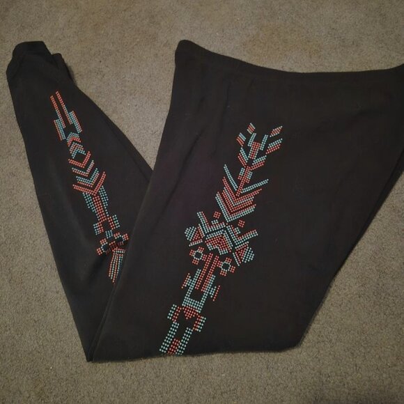 Forever 21 Aztec Design Stretch Leggings 2X - Picture 1 of 1